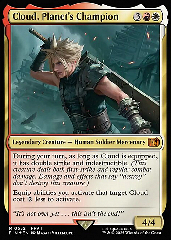 Cloud, Planet's Champion