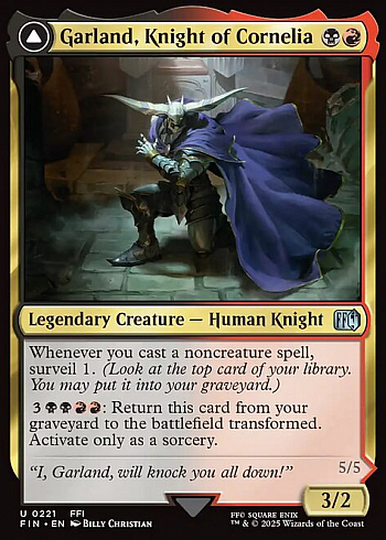 Garland, Knight of Cornelia // Chaos, the Endless