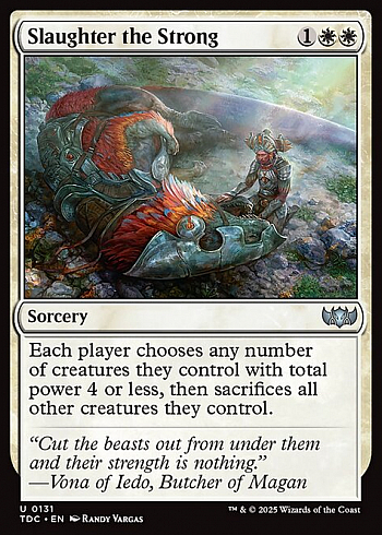 Slaughter the Strong