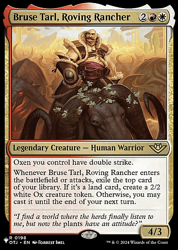 Bruse Tarl, Roving Rancher