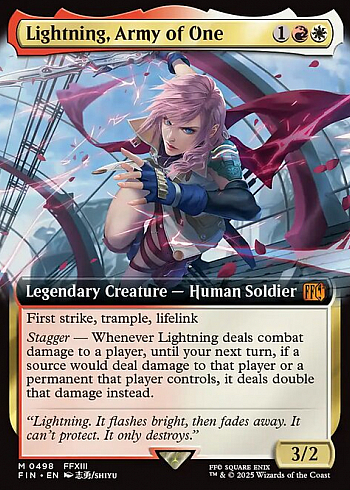 Lightning, Army of One