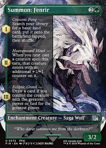 Summon: Fenrir