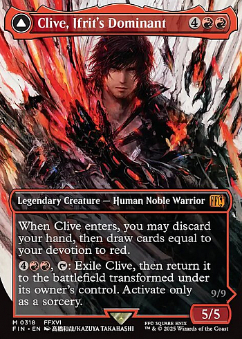 Clive, Ifrit's Dominant // Ifrit, Warden of Inferno