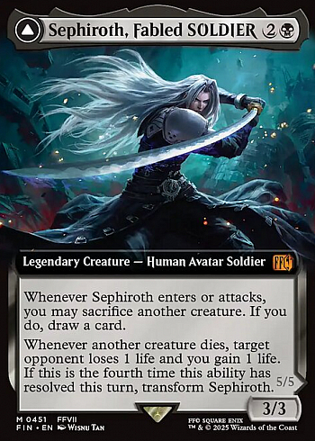 Sephiroth, Fabled SOLDIER // Sephiroth, One-Winged Angel