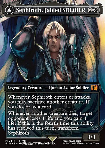 Sephiroth, Fabled SOLDIER // Sephiroth, One-Winged Angel