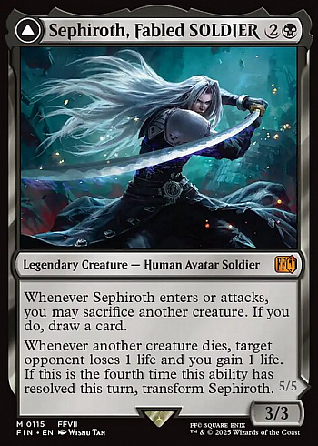 Sephiroth, Fabled SOLDIER // Sephiroth, One-Winged Angel