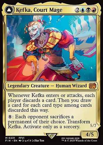Kefka, Court Mage // Kefka, Ruler of Ruin