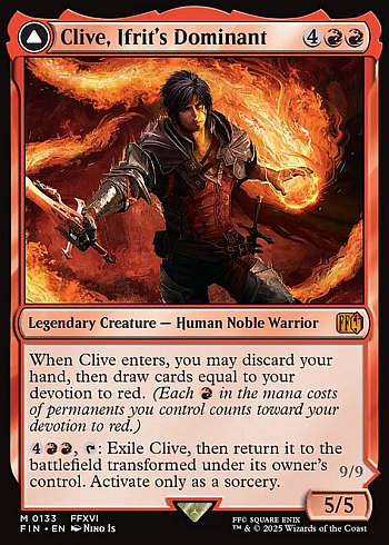 Clive, Ifrit's Dominant // Ifrit, Warden of Inferno
