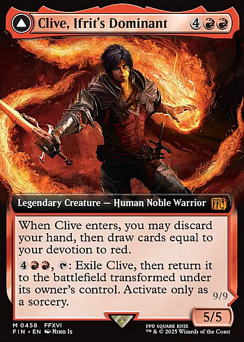 Clive, Ifrit's Dominant // Ifrit, Warden of Inferno