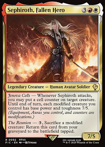 Sephiroth, Fallen Hero