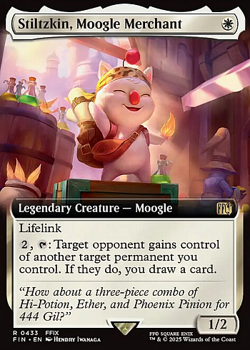 Stiltzkin, Moogle Merchant