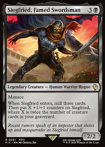 Siegfried, Famed Swordsman