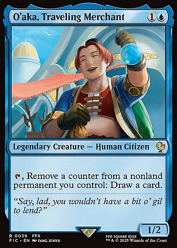 O'aka, Traveling Merchant