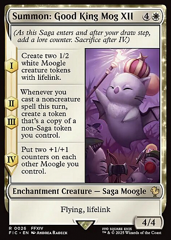 Summon: Good King Mog XII