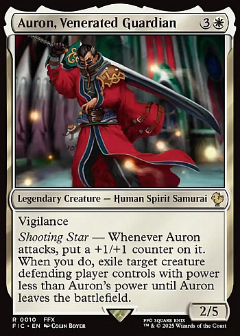 Auron, Venerated Guardian