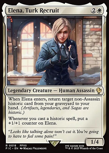 Elena, Turk Recruit