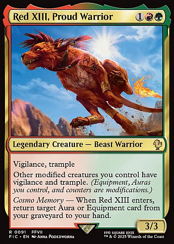 Red XIII, Proud Warrior
