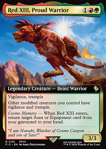 Red XIII, Proud Warrior
