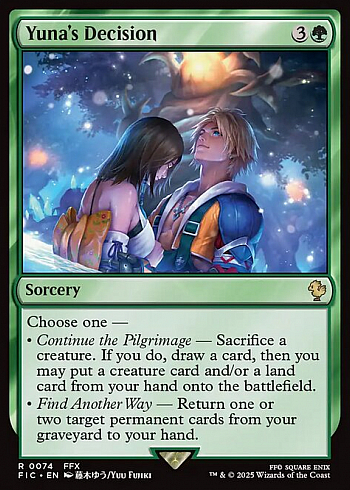 Yuna's Decision