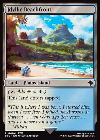 Idyllic Beachfront