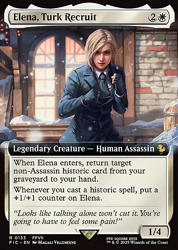 Elena, Turk Recruit