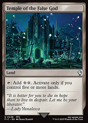 Temple of the False God