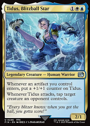 Tidus, Blitzball Star
