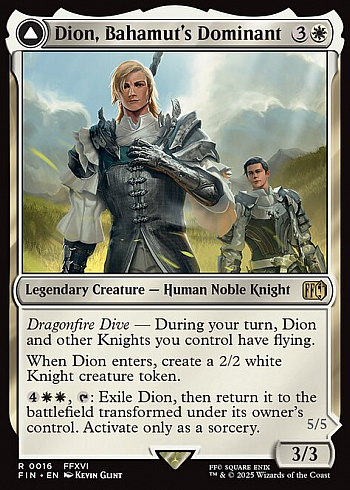 Dion, Bahamut's Dominant // Bahamut, Warden of Light