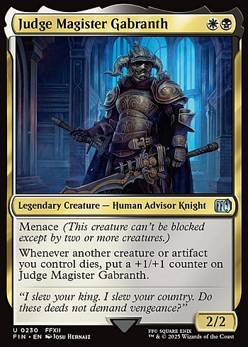 Judge Magister Gabranth