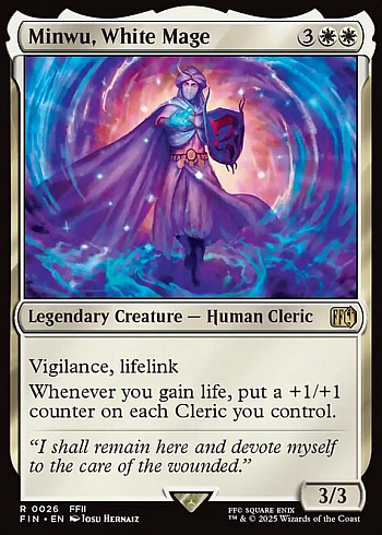 Minwu, White Mage