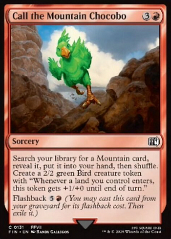 Call the Mountain Chocobo
