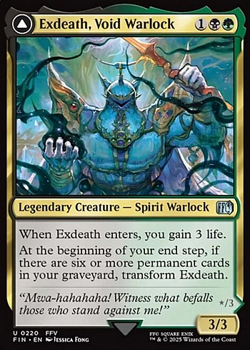Exdeath, Void Warlock // Neo Exdeath, Dimension's End