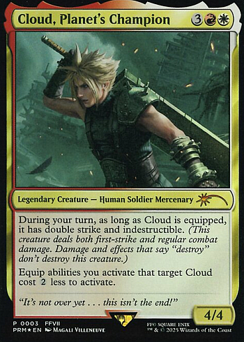 Cloud, Planet's Champion
