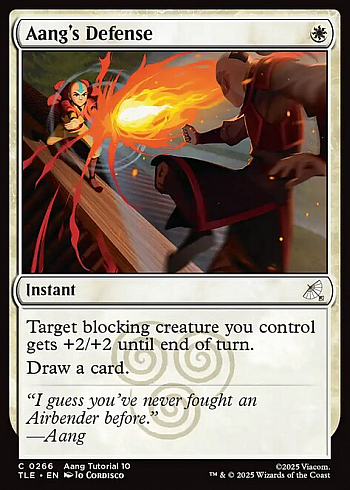 Aang's Defense