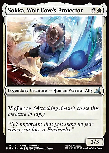 Sokka, Wolf Cove's Protector