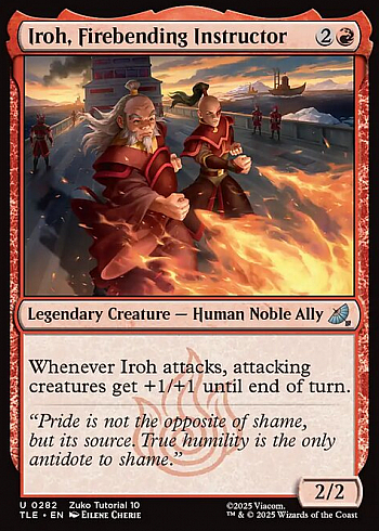 Iroh, Firebending Instructor