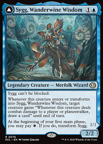 Sygg, Wanderwine Wisdom // Sygg, Wanderbrine Shield