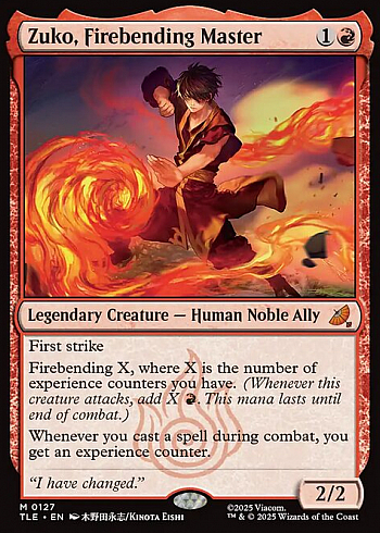 Zuko, Firebending Master