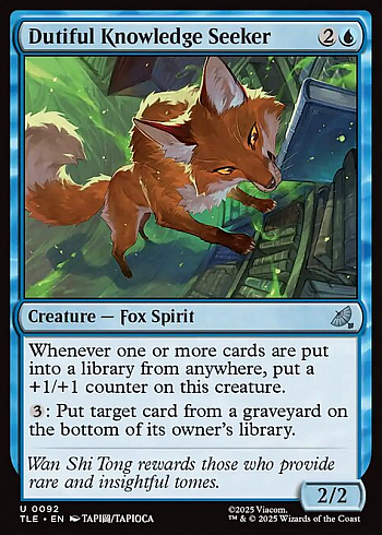 Dutiful Knowledge Seeker