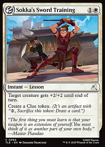 Sokka's Sword Training