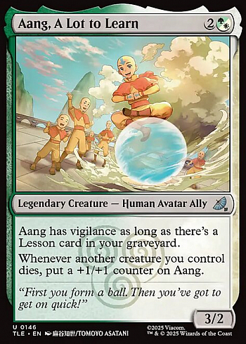 Aang, A Lot to Learn