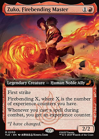 Zuko, Firebending Master