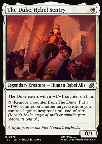 The Duke, Rebel Sentry