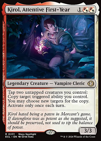 Kirol, Attentive First-Year