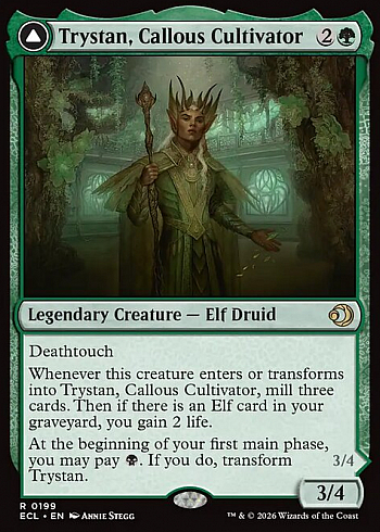 Trystan, Callous Cultivator // Trystan, Penitent Culler