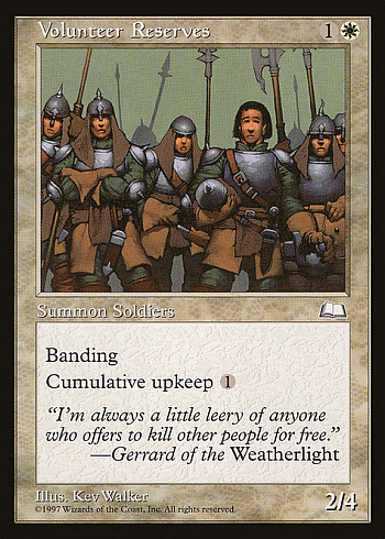 Volunteer Reserves