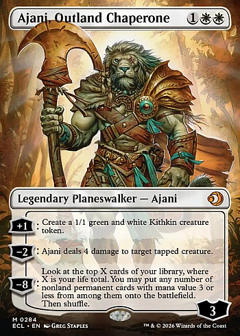 Ajani, Outland Chaperone