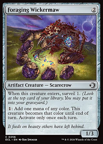 Foraging Wickermaw