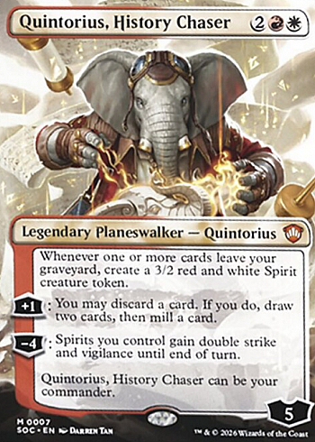 Quintorius, History Chaser