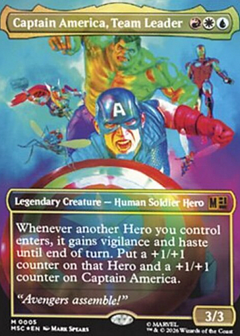 Captain America, Team Leader